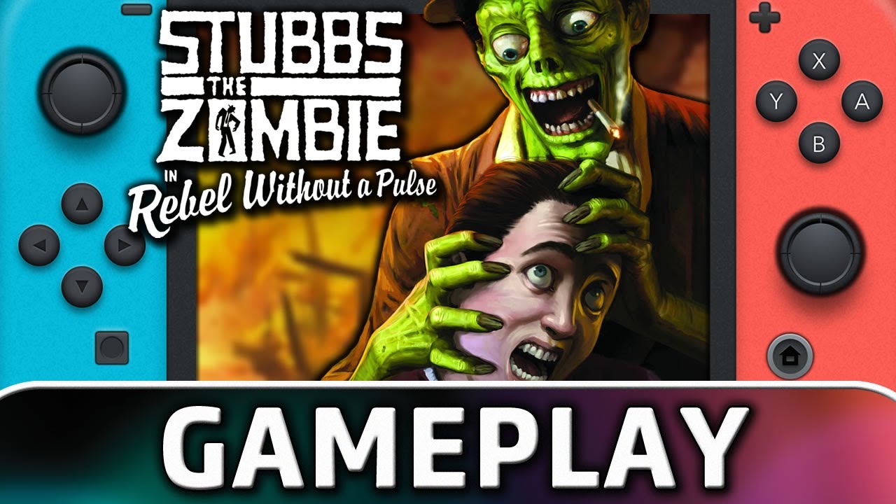 Zombie nintendo switch. Stubbs the Zombie in Rebel without a Pulse геймплей. Stubbs the Zombie in Rebel without a Pulse Gameplay.
