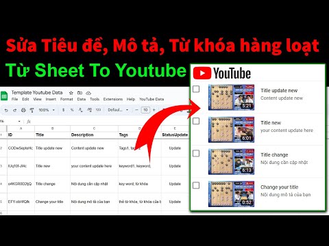 Library App Script Youtube Channel Manager