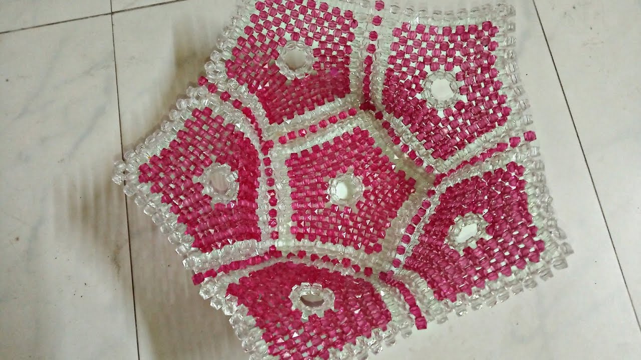 পুতির শাপলা ঝুড়ি||পুতির শোপিস||পুতির কাজ ||Putir kaj||putir showpiece