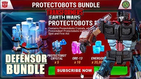 OPENING DEFENSOR BUNDLE / PROTECTOBOTS BUNDLE - TRANSFORMERS: EARTH WARS