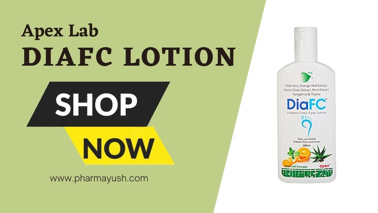 Apex Lab Diafc Lotion | Diabet foot care | Psoriasis, seborrhea, inflammatory skin conditions.
