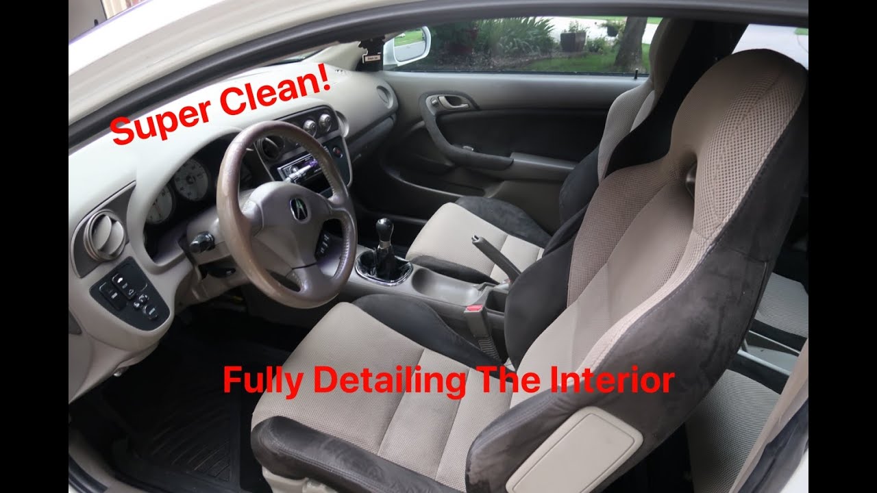 Cleaning The Interior On A 2005 Acura Rsx