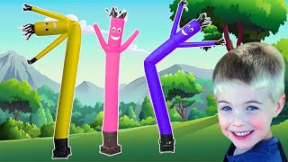 Max's Wacky Waving Inflatable Arm Flailing Tube Man Air Dancer Look Our Way Compilation!