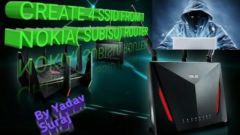 How to make multiple SSID from 1 router(subisu)