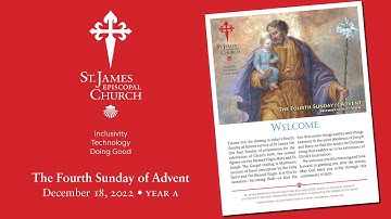 2022 12 18 Advent 4A service video