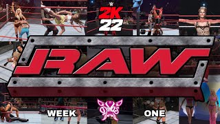 WWE 2K22: RAW Diva Universe: (week 1)