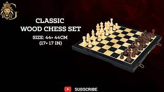 The Detail on This Wooden Chess Board Is Insane