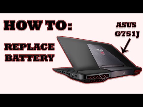 How To Replace The Battery Of The ASUS ROG G751J (Simple}