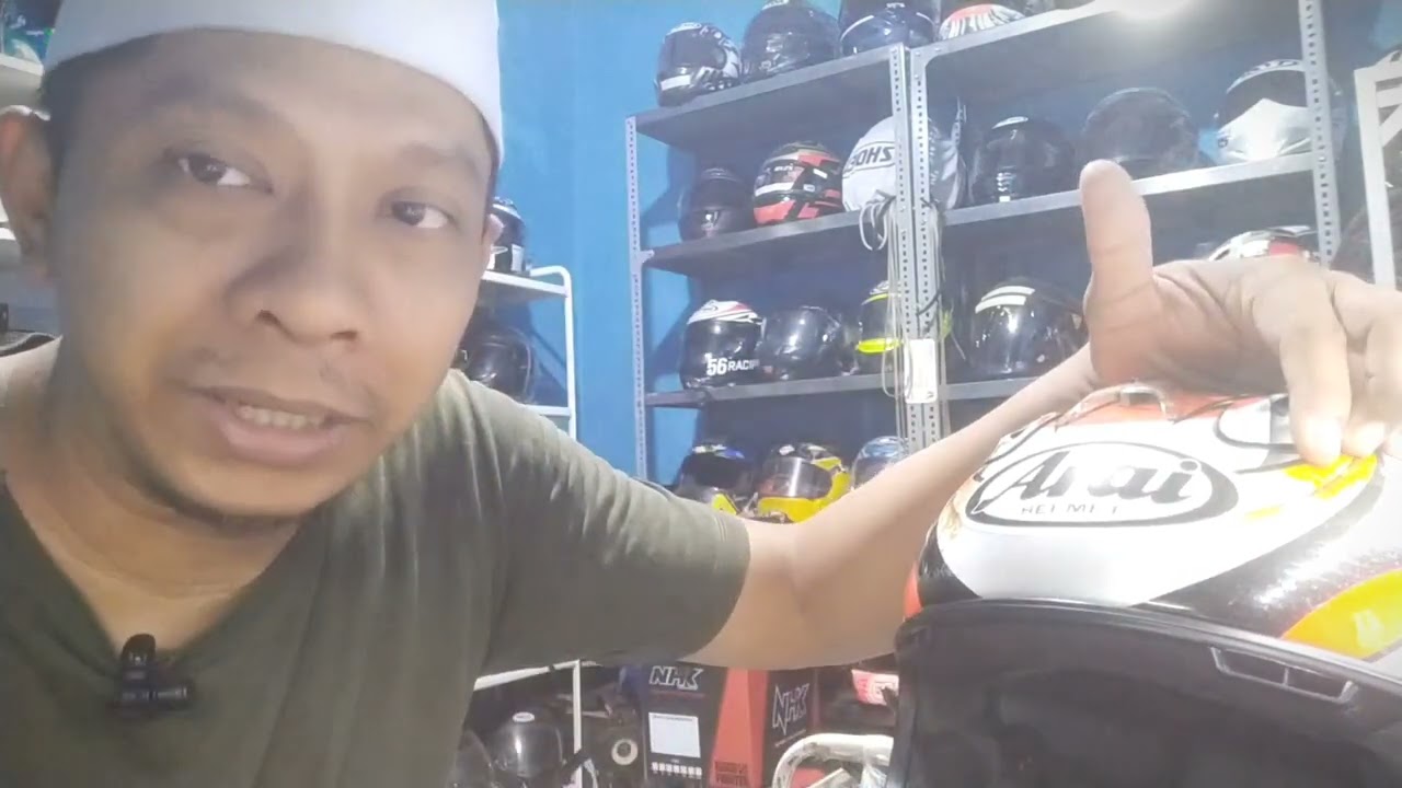Tempat Service Helm terkenal, kok jadi begini hasilnya .....