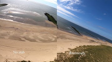 Split screen reelsteady comparison
