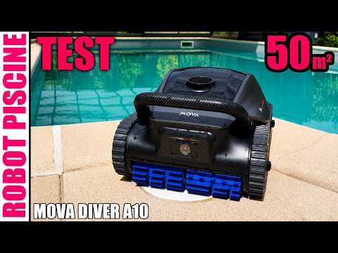 J'ai testé le MOVA Diver A10 dans une piscine de 50m²