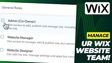How to Add Admin & Staff Member on WIX Website | Manage Roles & Permissions on Your WIX Site! - 2026