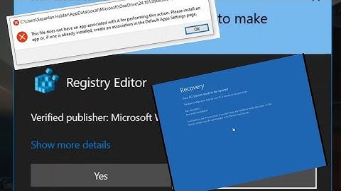 What happen if you delete all Registry files in Windows 10