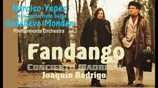 "Fandango" ('Concierto Madrigal', Joaquín Rodrigo, 1966) - Narciso Yepes con Philharmonia Orch. HD