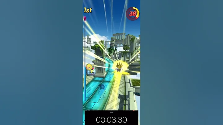 Sonic Forces Speed Battle: Timing 80 Ring Boost vs 100 Ring Boost With Super Sonic #sonicforces