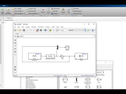Control Servomotor Simulink - YouTube