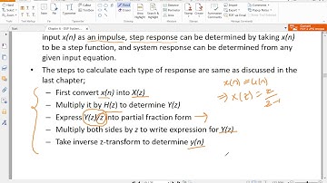 DSP - Chapter 6 - System Response