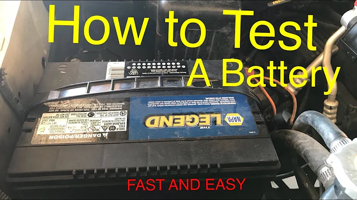 How to Test a Battery (fast and simple)