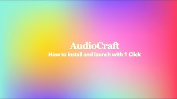 How to Install AudioCraft with One Click