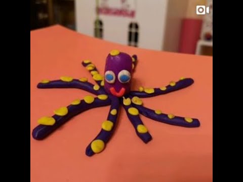Осьминог из втулки