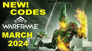 NEW ALL WORKING CODES FOR WARFRAME MARCH 2024 - WARFRAME CODES PC