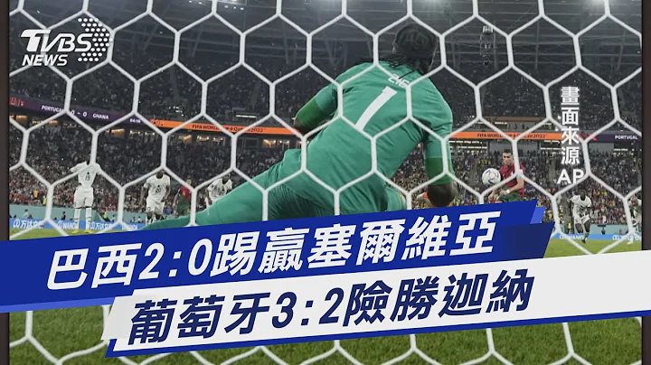 巴西2:0踢赢塞尔维亚 葡萄牙3:2险胜迦纳 ｜TVBS新闻 - 天天要闻