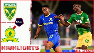 Golden Arrows vs Mamelodi Sundowms Goals & Extended Highlights| Dstv Premiership 2023/24