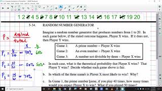 7th Grade Ch5 2.2 Computer Simulations of Probability
