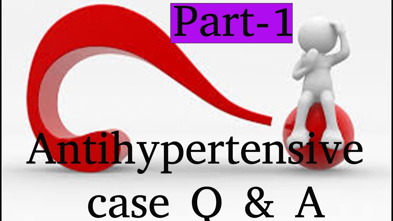 QUESTION WITH ANSWER | antihypertensive  | part 1 | COC | Exit Exam |