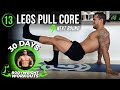 Pull Legs Core Workout At Home | 30 Days of Bodyweight Workouts to Gain Muscle and Burn Fat - Day 13