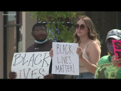 Peaceful protest against