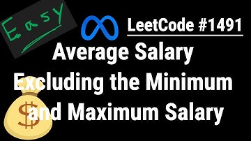 Average Salary Excluding the Minimum and Maximum Salary - LeetCode - Python, JavaScript, Java, C++