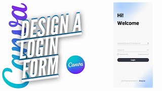 how to design a login form in canva screenshot 4