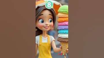 Ice Cream Number Song (1-10) | Counting Song for Kids!  #kidslearning #kidssongs #numbers #icecream