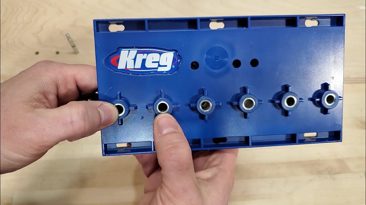 Kreg Shelf Pin Jig - 1/4 Shelf Pin Drilling Jig