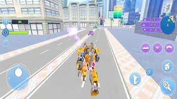 Spider Robot Game: Space Robot Transform Wars - Transformers - Robots