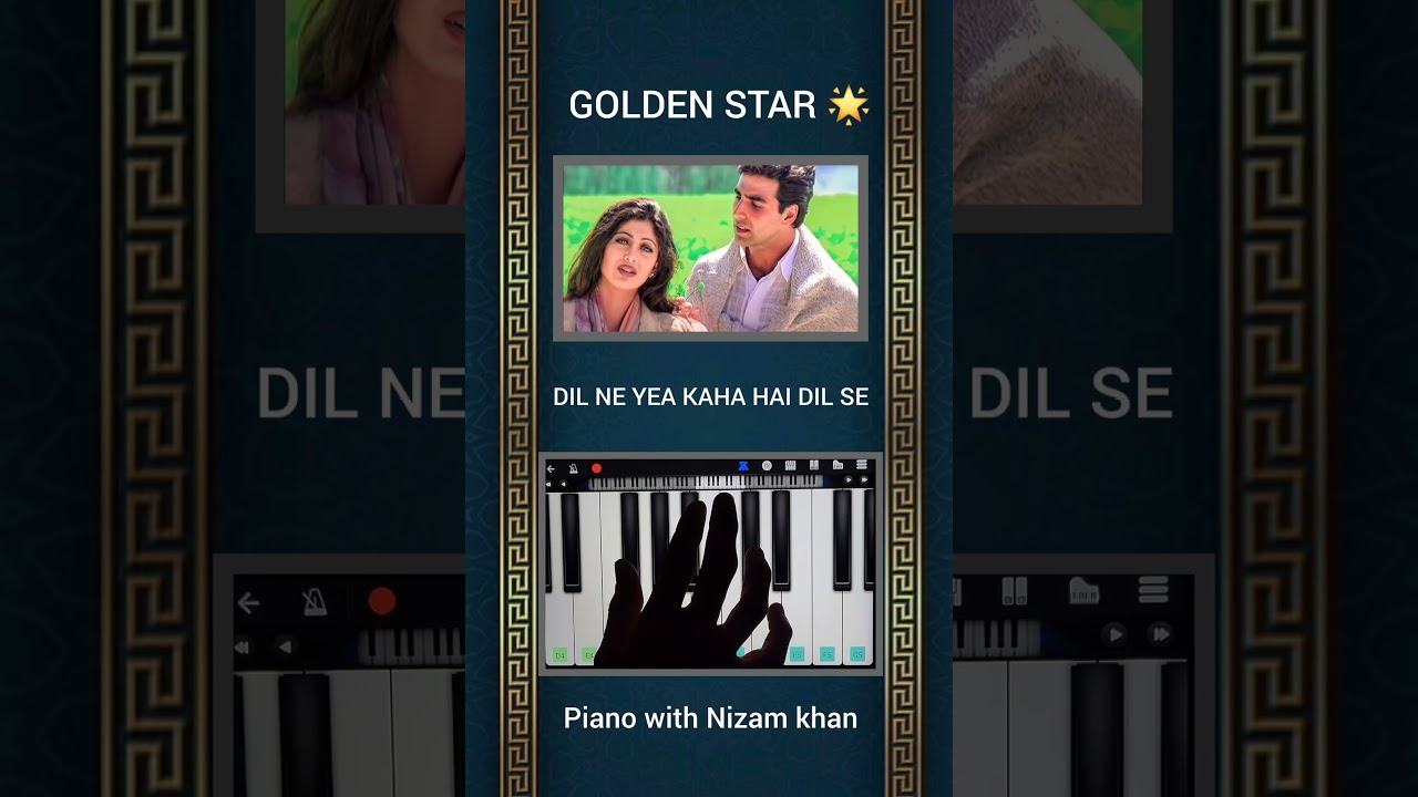 dil ne ye kaha hai dil se piano tutorial musical instruments 