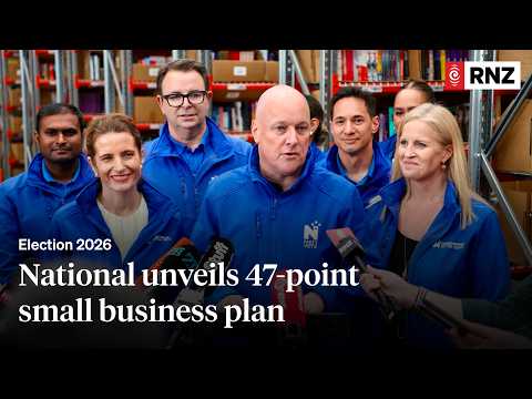 National unveils 47-point small business plan | RNZ