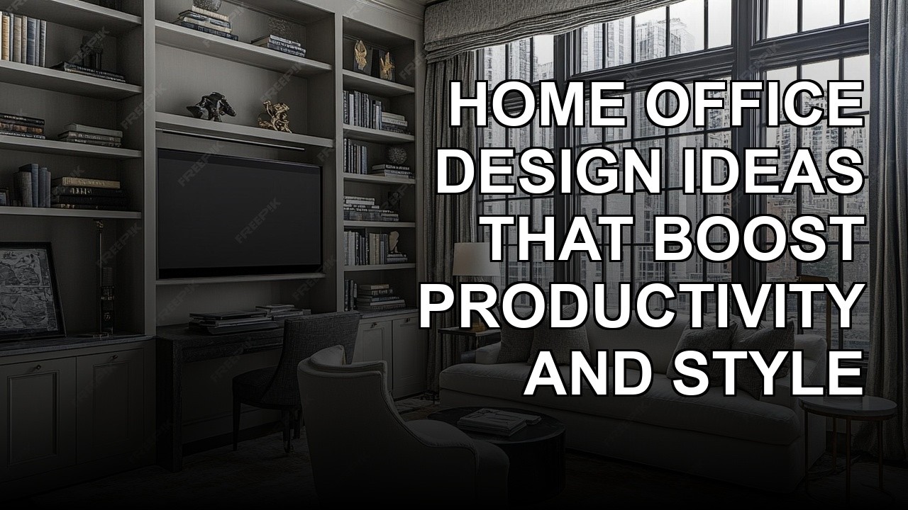 Home Office Design Ideas That Boost Productivity and Style - YouTube