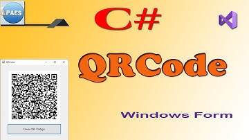 C#, Gerando QRCode. C Sharp Windows Forms Visual Studio 2019.