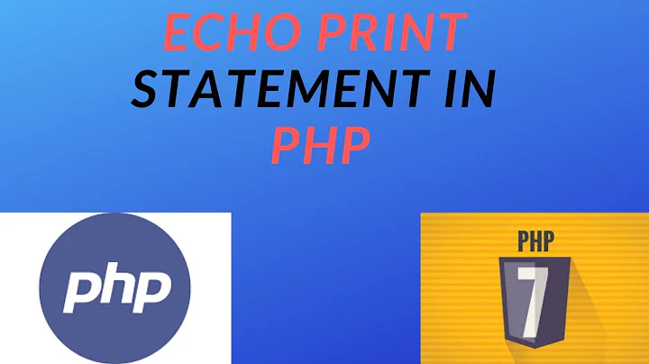 ECHO PRINT STATEMENT IN PHP |