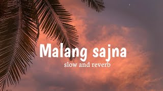 Malang sajna [slowed x reverb] song | dreamlofi