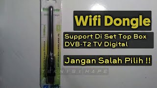 USB Wifi Set Top Box Dongle Receiver STB TV Parabola Antena PC MT 760 televisi wiffi