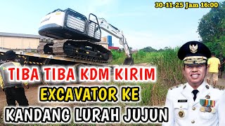 Download Lagu TIBA TIBA❗KDM KIRIM EXCAVATOR KE KANDANG PAK LURAH JUJUN  MP3