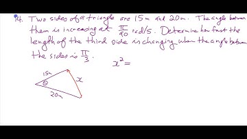 Trigonometric Related Rates