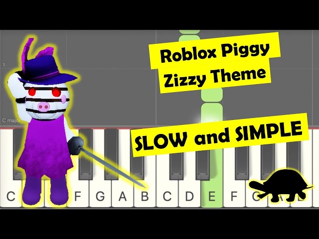 Stream Roblox Piggy Zizzy (skin) theme piano (easy version) by TechnocRat