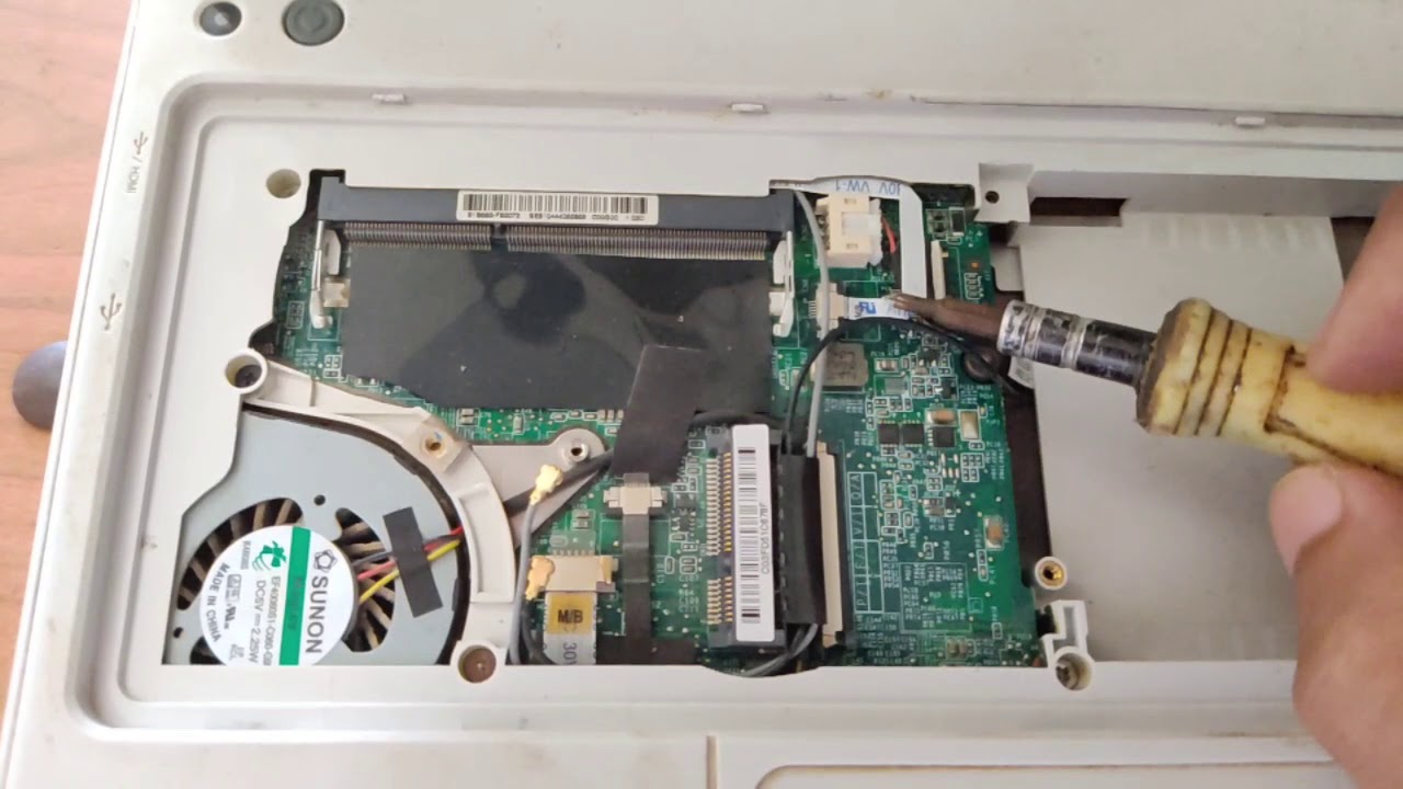 REPARAR Canaima Letras Rojas MG101A4 Falla del chip de video - YouTube