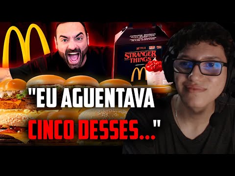 o MAIOR desafio no MCDONALDS!! | FELIZ NATAL 12.000KCAL | REACT CORBUCCI EATS