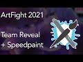 ArtFight 2021 Team Reveal [Speedpaint]