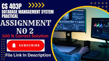 CS403p assignment 2 solution 2023 | CS403p Assignment 100% Correct Solution By VU Rocky